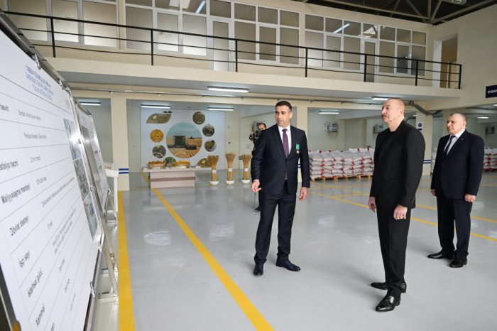    İlham Əliyev Sabirabad Sənaye Məhəlləsində    I FOTO     