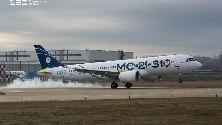   Russland testet neuen Passagierjet  