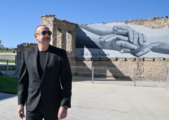       Prezident Cəbrayılda I    Horovlu kəndinin açılışı olub   