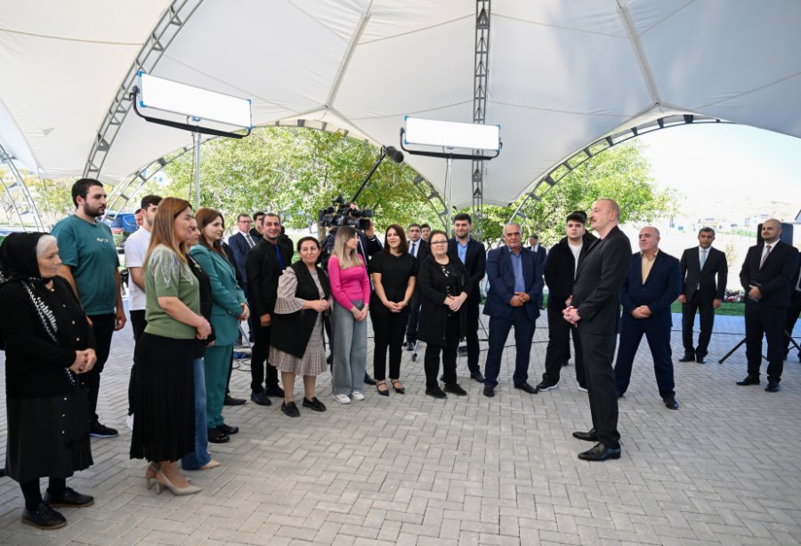   President: All of Garabagh and East Zangezur resemble a vast construction site  