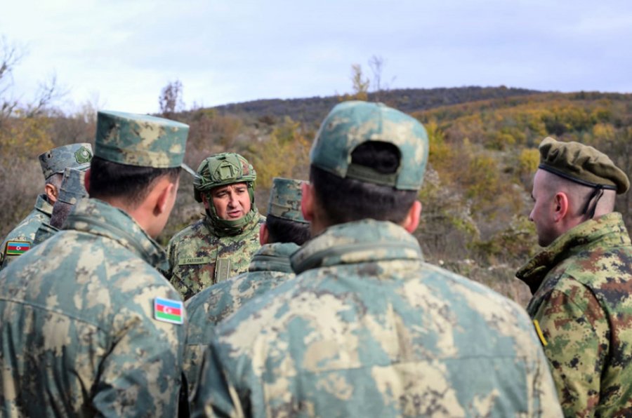 Azerbaijani, Serbian artillerymen hold joint tactical exercise