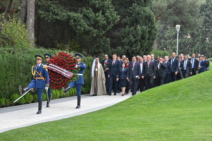   Foreign parliamentary speakers pay tribute to National Leader Heydar Aliyev and Azerbaijani martyrs  