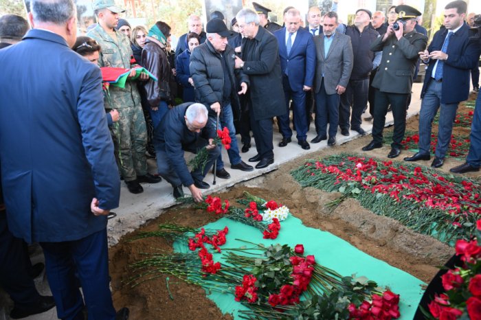    İtkin şəhid Elçin Quliyev torpağa tapşırılıb   