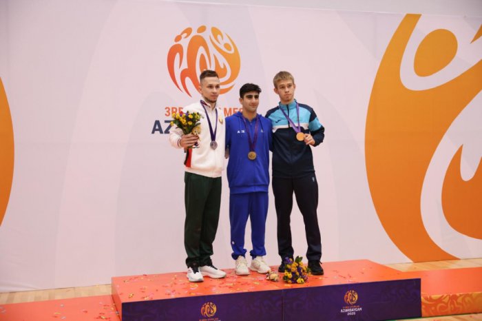 Azerbaijan gymnast secures gold medal at 3rd CIS Games