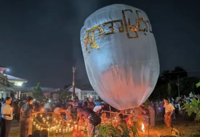 At least 24 killed as paraglider drops bombs at Myanmar Buddhist festival