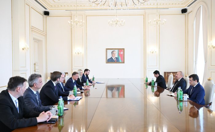   President Ilham Aliyev receives Croatian parliamentary delegation  