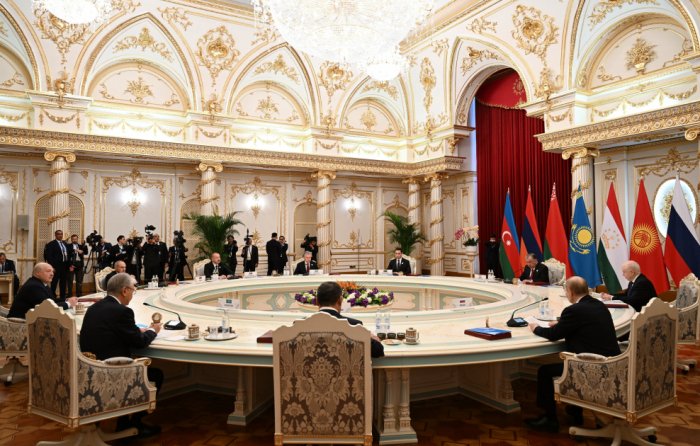   Azerbaijani President addresses limited-format meeting of CIS Heads of State Council in Dushanbe  