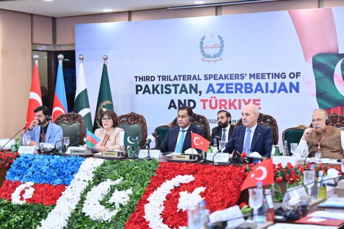   Islamabad hosts 3rd trilateral meeting of speakers of Azerbaijani, Pakistani and Turkish parliaments  