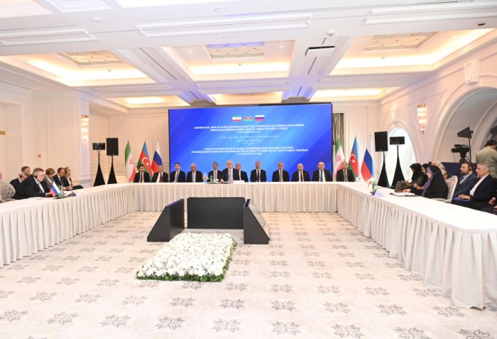   Azerbaijan hosts trilateral talks with Russia, Iran on transport and energy  