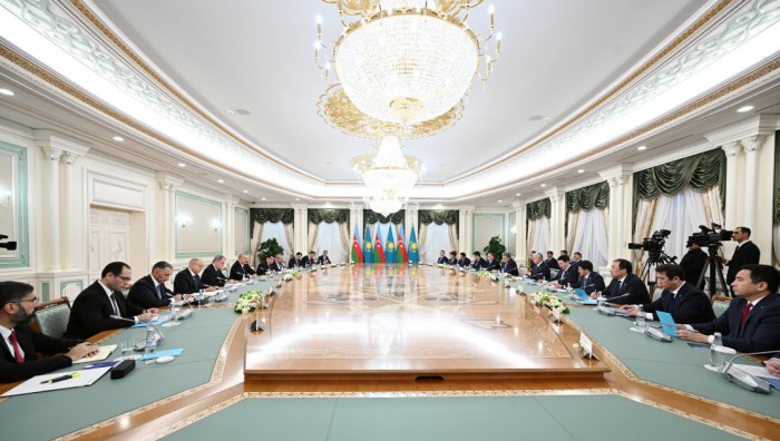  Astana hosts second meeting of Azerbaijan-Kazakhstan Supreme Interstate Council 