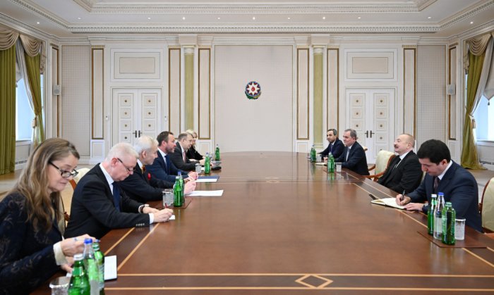   President Ilham Aliyev receives Estonian FM  