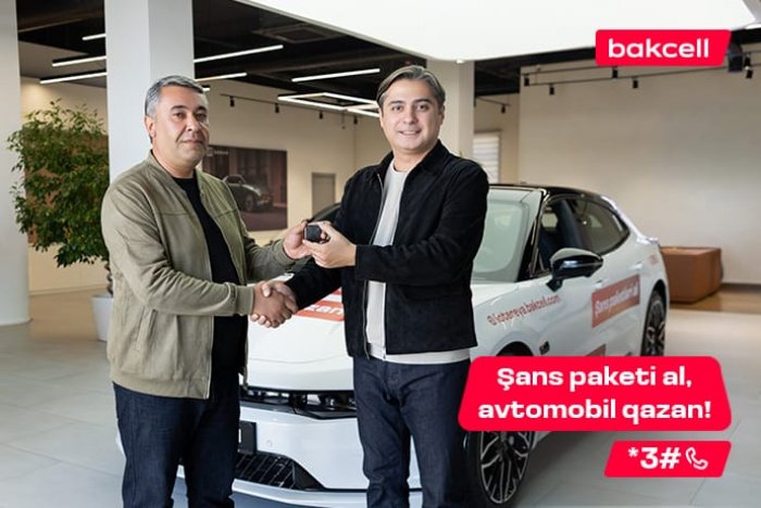   Bakcell-in meqa lotereyasında 4-cü qalib avtomobil qazandı!  
  