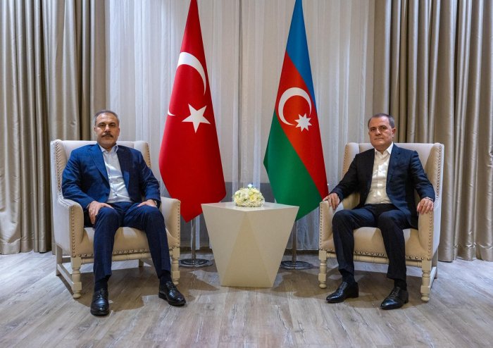 Türkiyə və Azərbaycan XİN başçıları Qəbələdə görüşüb  
