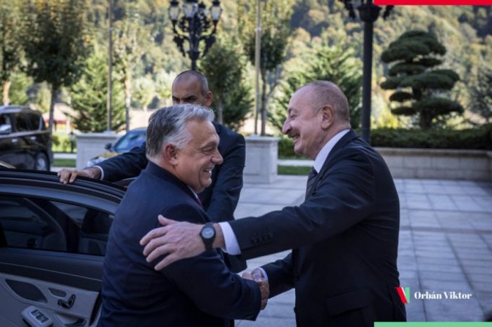 Prezident İlham Əliyev Macarıstanın Baş naziri ilə görüşüb