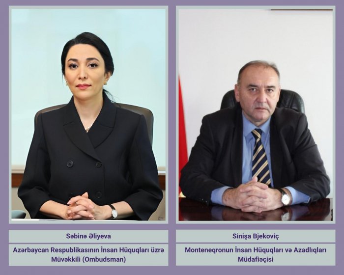    Monteneqro Ombudsmanı Səbinə Əliyevanın məktubunu cavablandırıb  