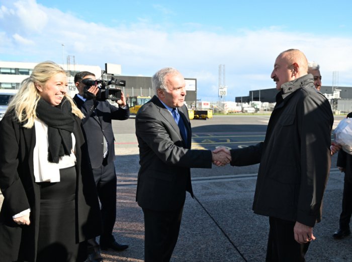President of Azerbaijan Ilham Aliyev arrived in Denmark for working visit