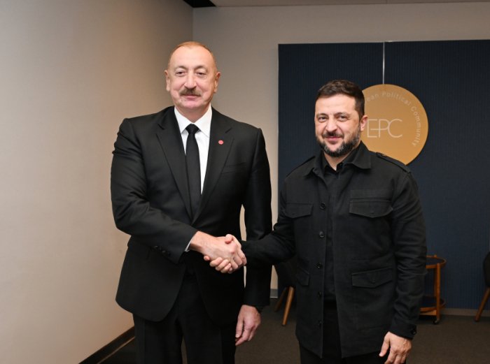 President of Azerbaijan Ilham Aliyev met with President of Ukraine in Copenhagen