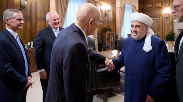 Visit of Chairman of Caucasus Muslims