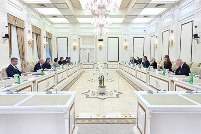 Azerbaijani Parliamentary Speaker meets with Estonian Foreign Minister