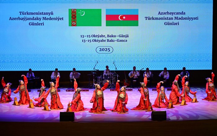 Türkmənistan Mədəniyyəti Günlərinə həsr olunmuş konsert keçirilib