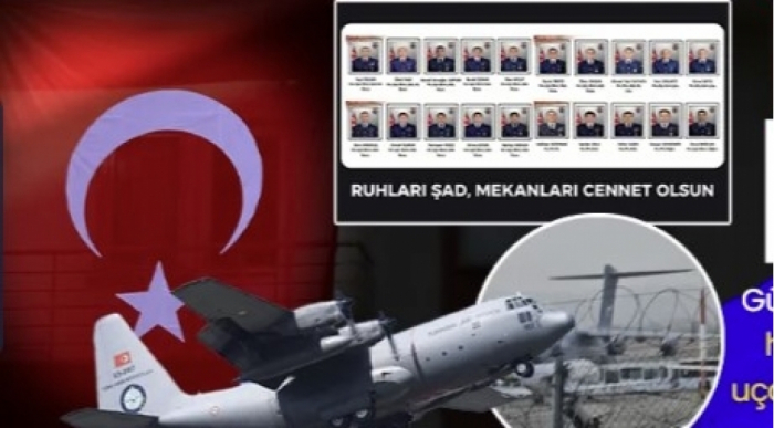   Türkiyə hərbçilərinin cənazələri olan təyyarə Tbilisidən Ankaraya çatıb  
   