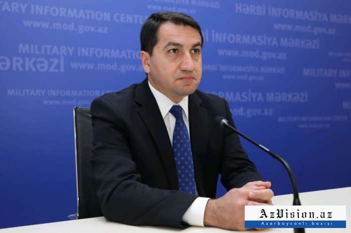  Hikmet Hajiyev shares post about diplomats