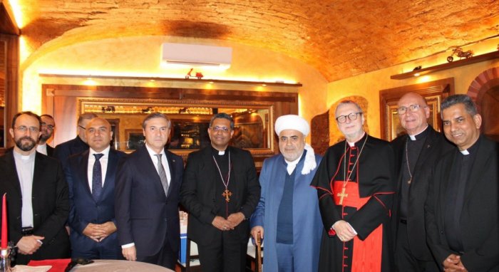 Chairman of the Caucasus Muslims Office meets with cardinals in the Vatican