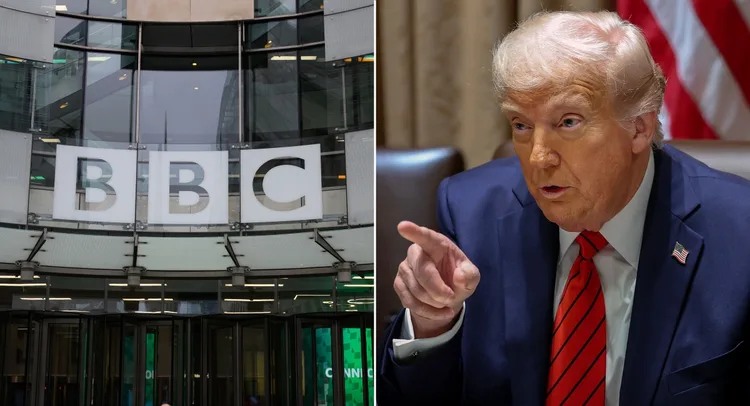 Donald Trump threatens BBC with legal action