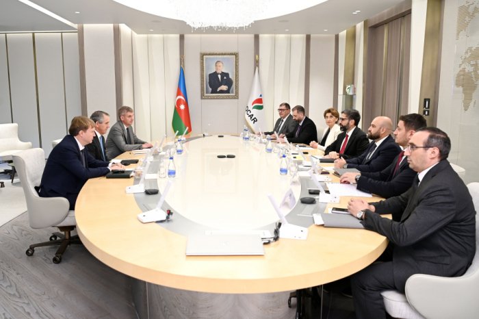 SOCAR-ın prezidenti “DeGolyer and MacNaughton” şirkətinin sədri ilə görüşüb