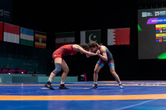   Azerbaijani female wrestler wins gold at Islamic Solidarity Games  