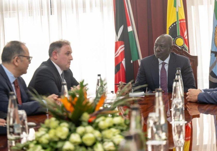 Azerbaijani Defense Industry Minister meets with Kenyan President