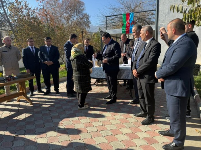 Hadrutda daha 17 ailəyə evlərinin açarları təqdim olunub