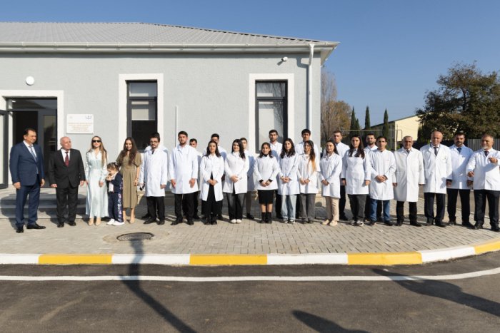   Leyla Əliyeva və Alena Əliyeva Lənkəranda Baytarlıq Klinikası ilə tanış olublar   