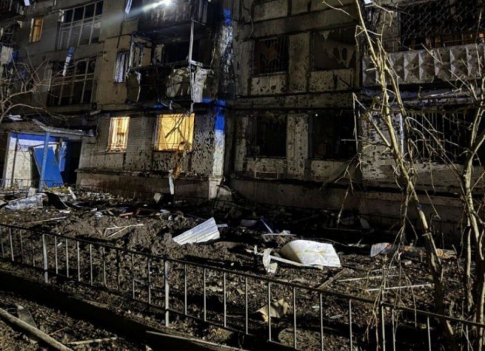 Dnepr şəhəri dronlarla vurulub