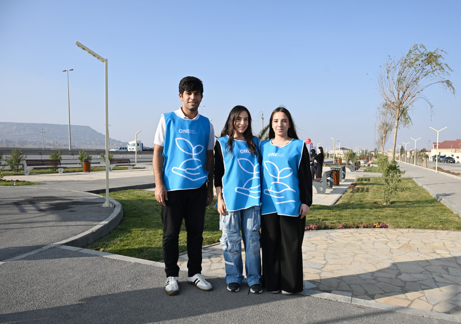 Vice-President of Heydar Aliyev Foundation Leyla Aliyeva attends inauguration of new park in Garadagh