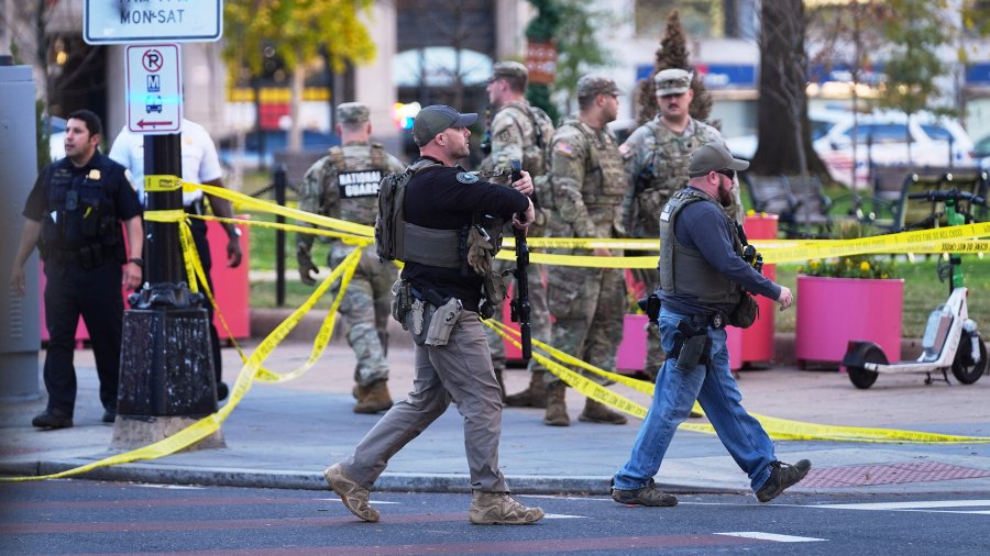   Two US National Guard members shot near White House  