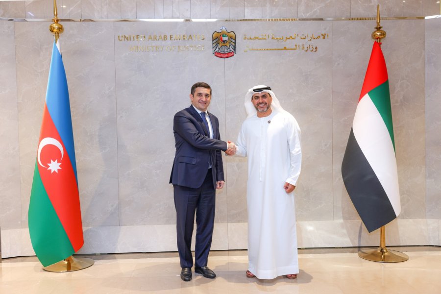   Officials from Azerbaijan UAE discuss new justice cooperation program deal  