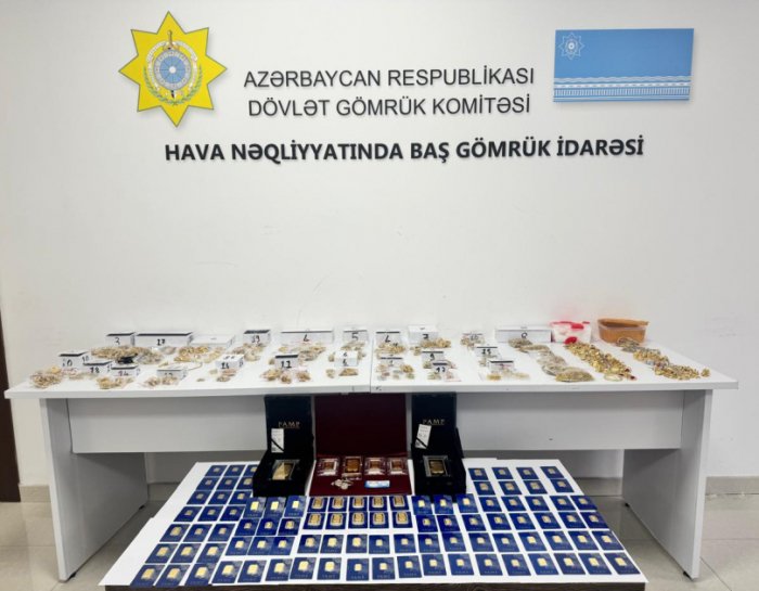 Ölkəyə qanunsuz qızıl gətirilməsinin qarşısı alınıb
