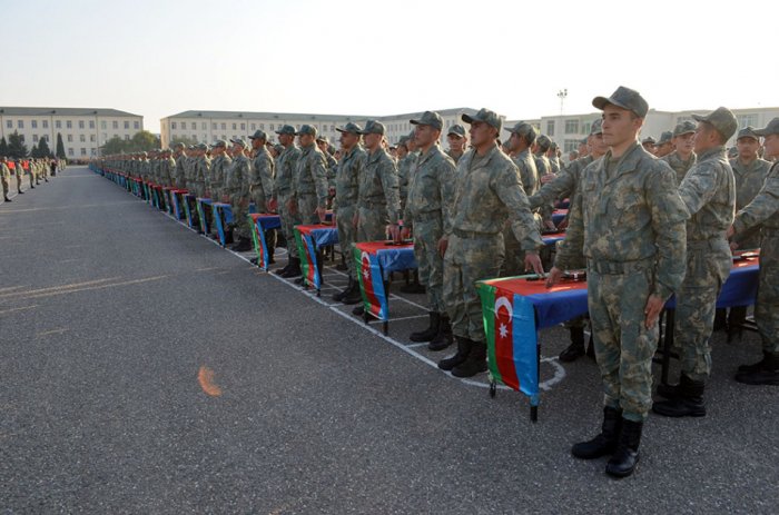Azerbaijan Army holds military oath-taking ceremonies