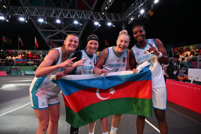  Azerbaijan women&rsquo;s 3x3 basketball team becomes champions at Islamic Games 