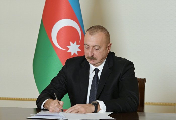 Azerbaijani President awards group of Justice Ministry employees