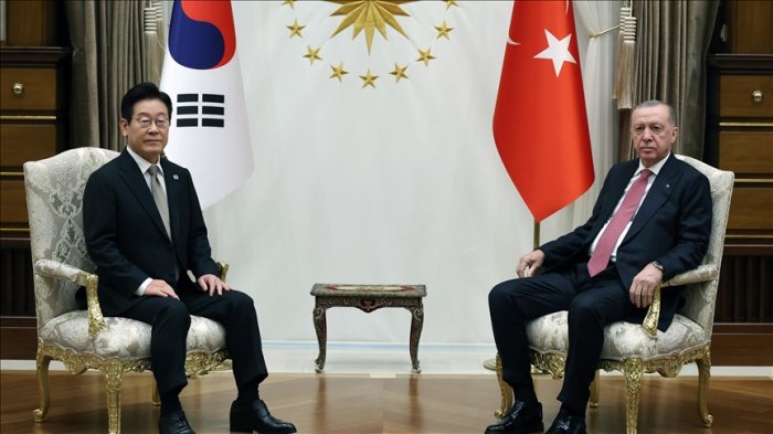 Turkish, South Korean presidents discuss steps to bolster defense industry cooperation