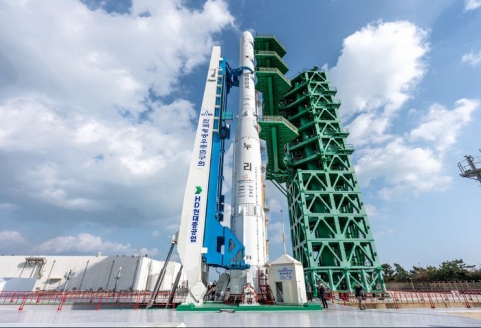 Space rocket Nuri positioned on launchpad ahead of fourth launch
