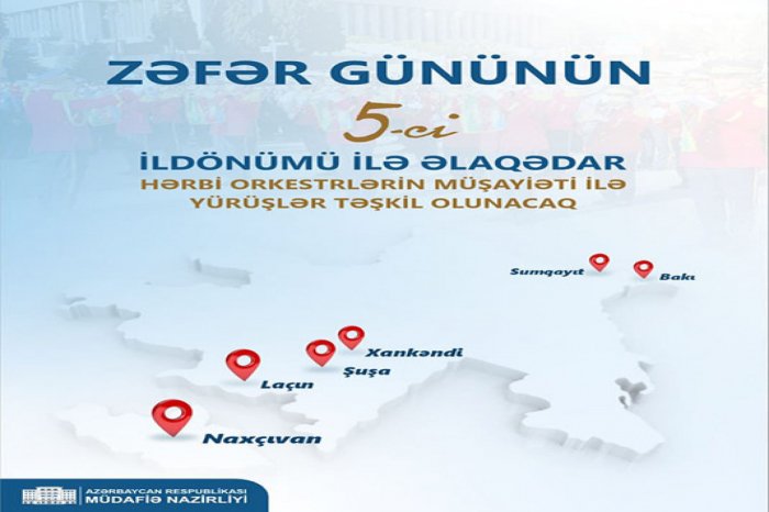    Zəfər günü ilə bağlı hərbi yürüşlər keçiriləcək   