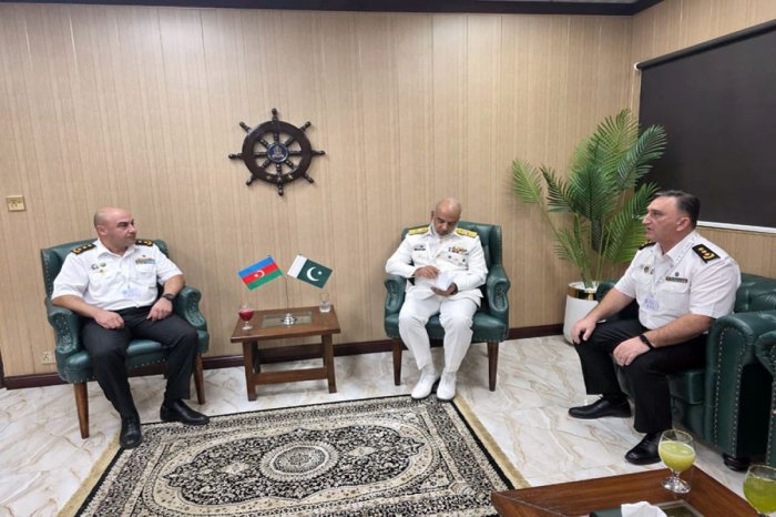 Azərbaycanla Pakistanın hərbi dəniz qüvvələri arasında fikir mübadiləsi aparılıb  
