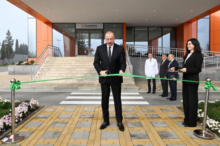    Prezident dərman istehsalı müəssisəsinin açılışında iştirak edib   