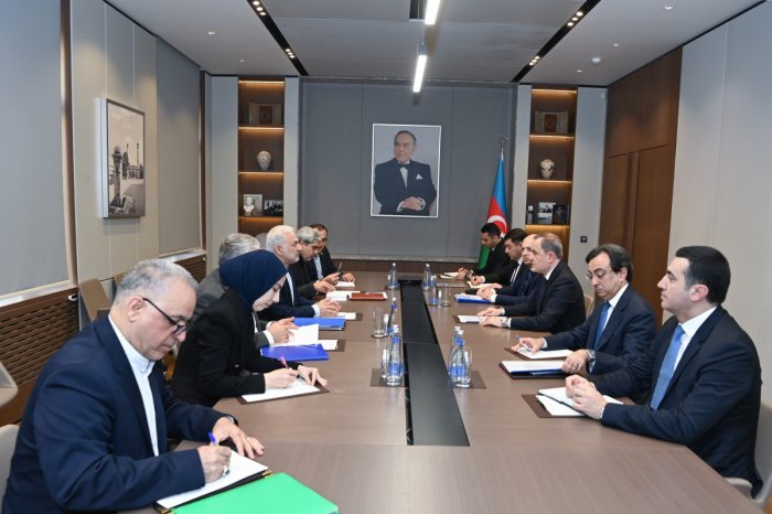 Ceyhun Bayramov İranın xarici işlər nazirinin müavinini qəbul edib