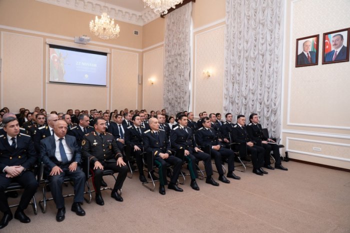 Ədliyyə işçilərinin peşə bayramı qeyd olunub