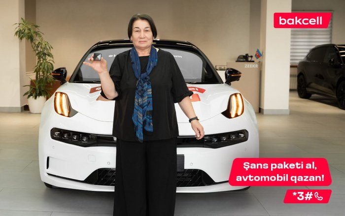 Bakcell-in lotereyasında növbəti lüks avtomobil uduldu!