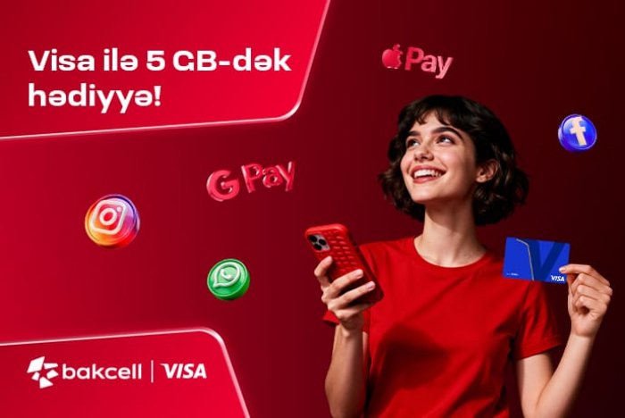 "Bakcell" "Visa" ilə tərəfdaşlığa başlayır